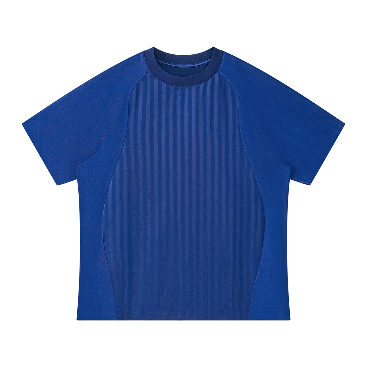 Unisex Striped Soccer Jersey in royal blue
