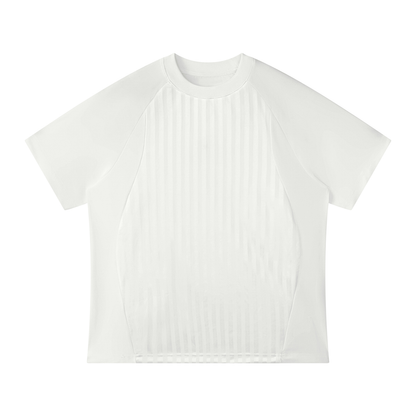Unisex Striped Soccer Jersey in white