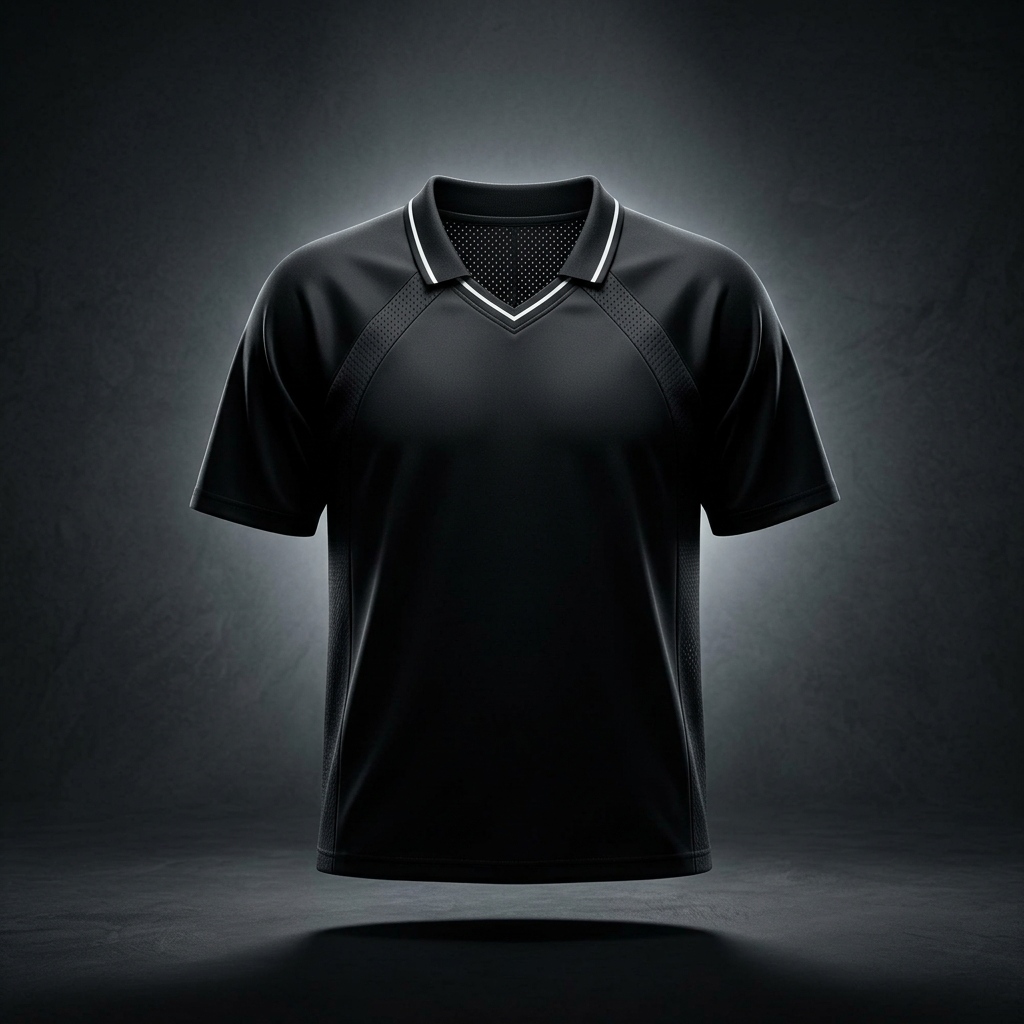 Unisex Striped V-Neck Soccer Jersey