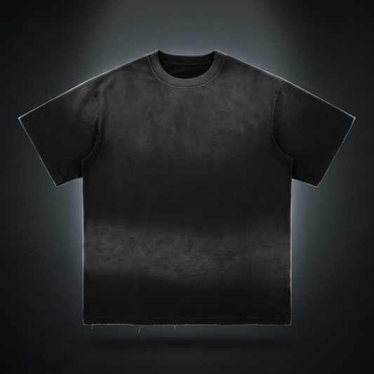 Unisex Sun Fade Hand-Frayed Cotton T-Shirt