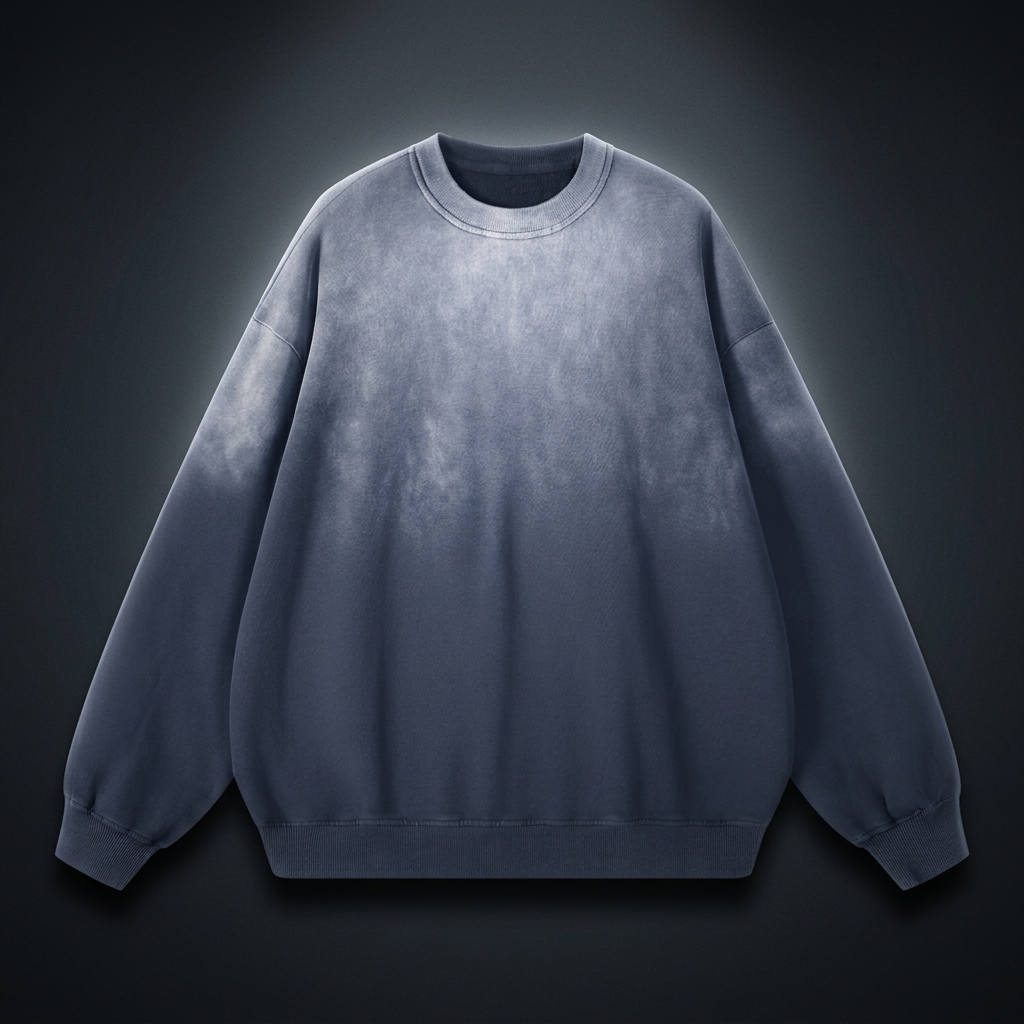Unisex Sunfade Drop-Shoulder Cotton Sweatshirt