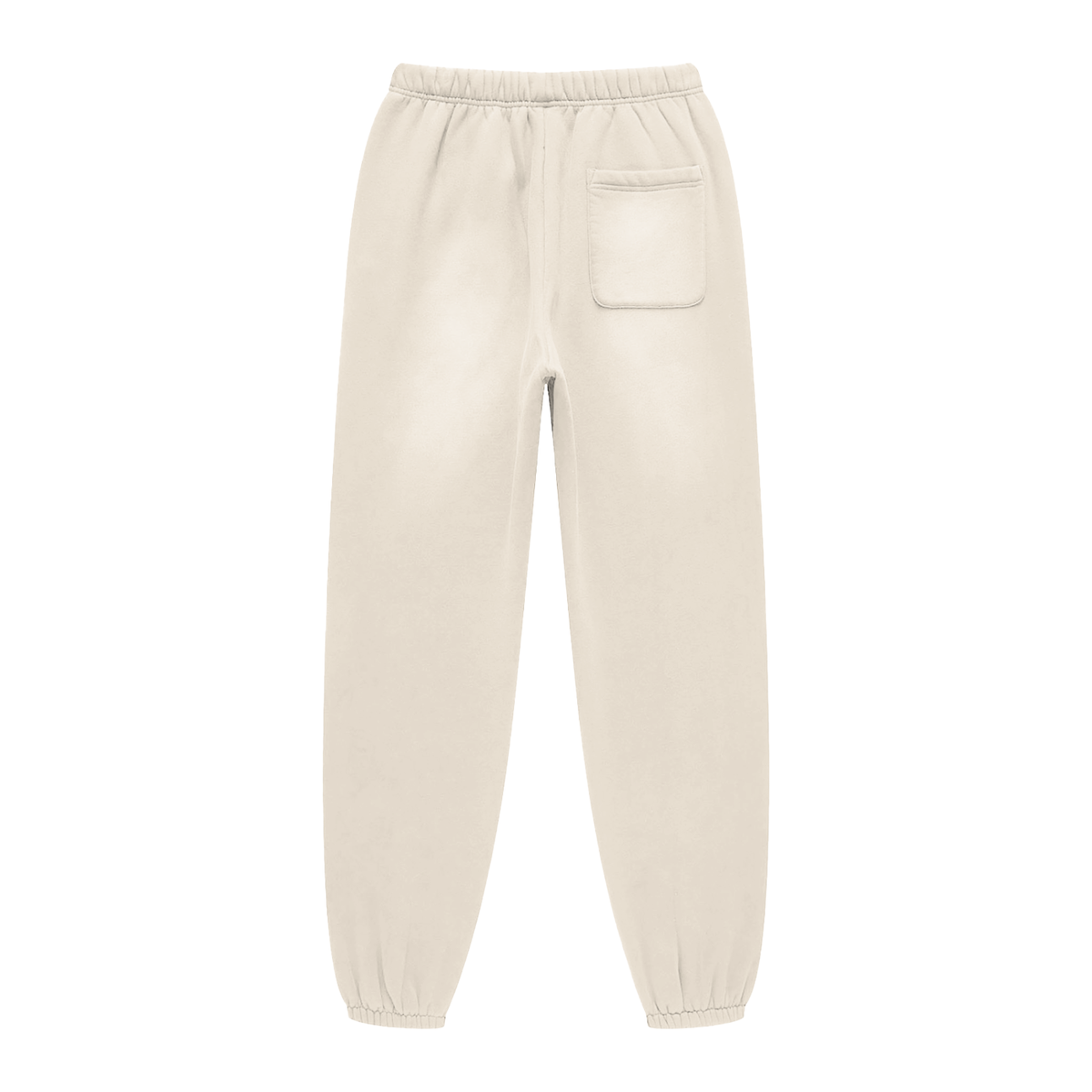 Unisex Sunfade Fleeced Sweatpants in gray camel, alternate angle