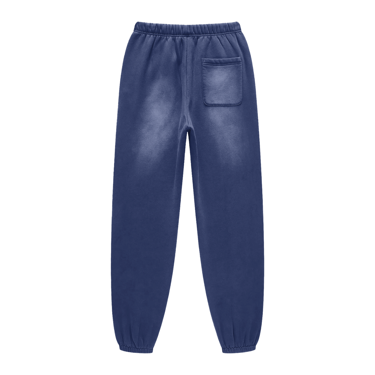 Unisex Sunfade Fleeced Sweatpants in royal blue, alternate angle