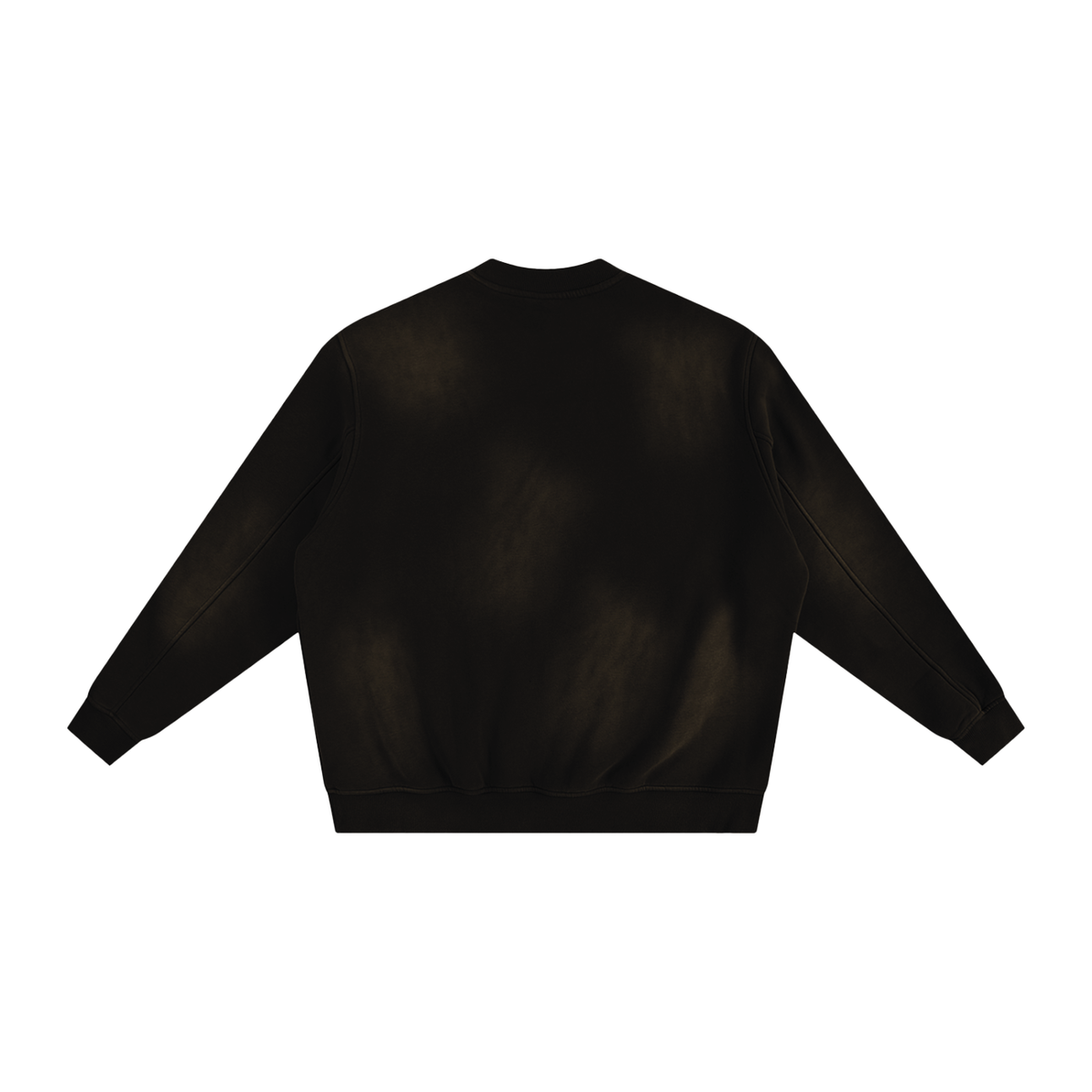 Unisex Sunfade Fleeced Sweatshirt in black, alternate angle