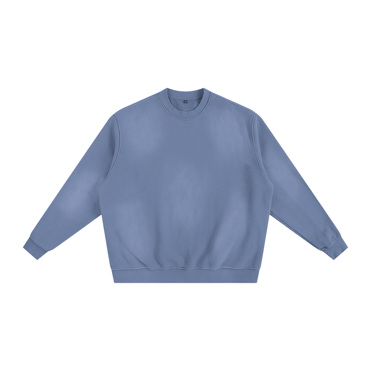 Unisex Sunfade Fleeced Sweatshirt in denim blue