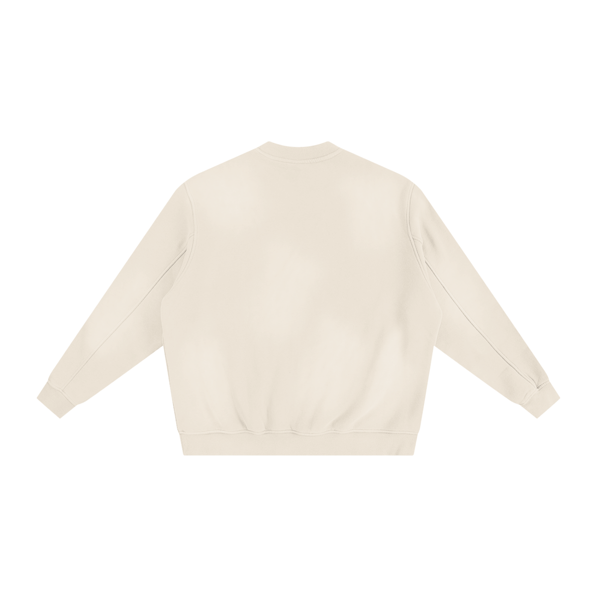 Unisex Sunfade Fleeced Sweatshirt in gray camel, alternate angle