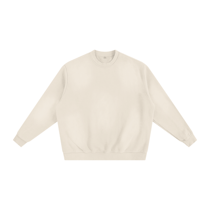 Unisex Sunfade Fleeced Sweatshirt in gray camel