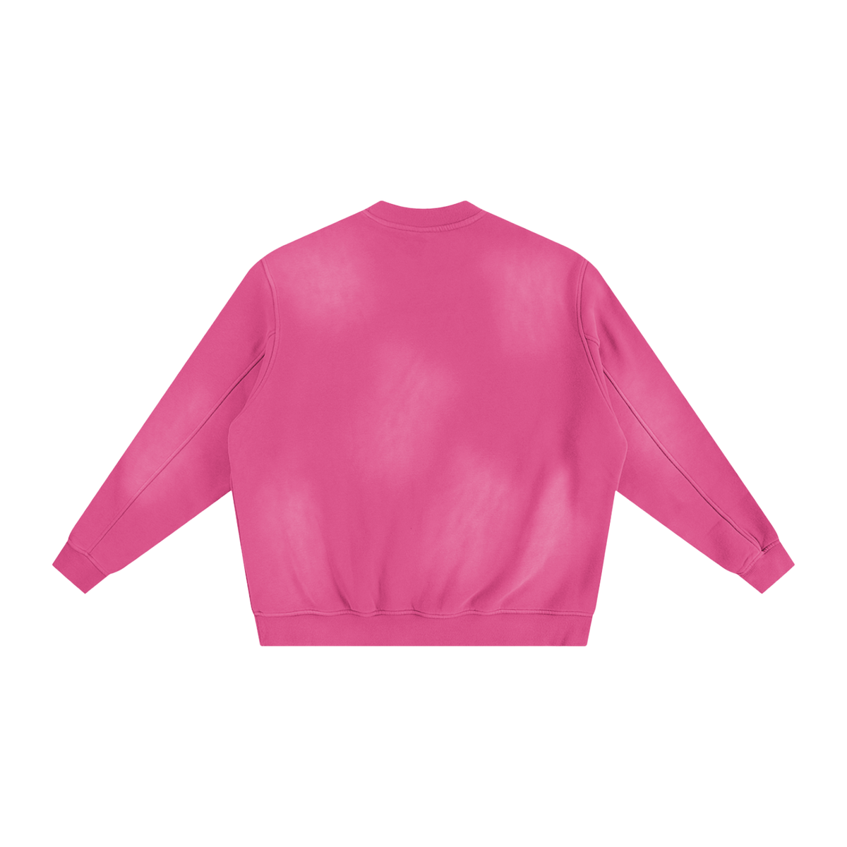 Unisex Sunfade Fleeced Sweatshirt in rose pink, alternate angle