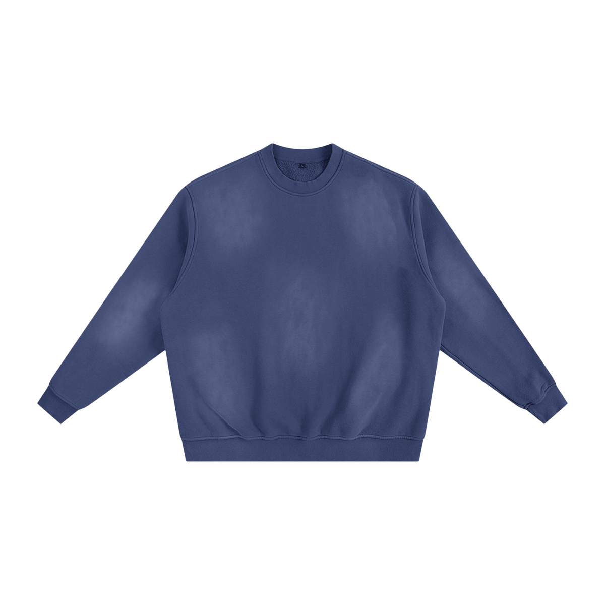 Unisex Sunfade Fleeced Sweatshirt in royal blue