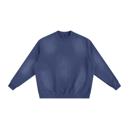 Unisex Sunfade Fleeced Sweatshirt in royal blue