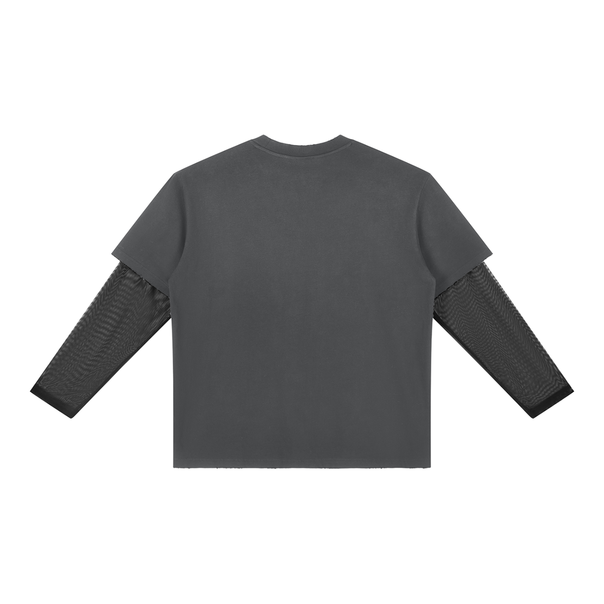 Unisex Sunfade Layer T-Shirt in dark gray, alternate angle