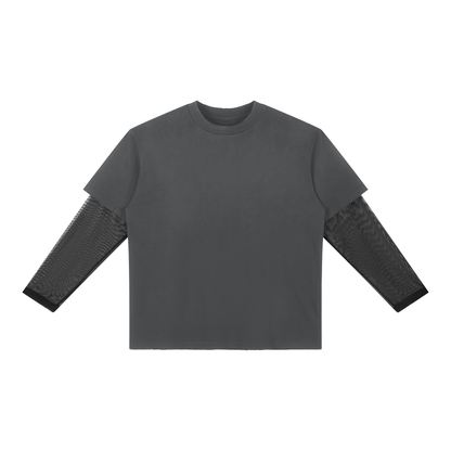 Unisex Sunfade Layer T-Shirt in dark gray