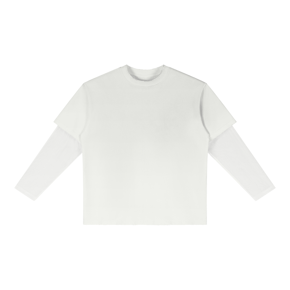Unisex Sunfade Layer T-Shirt in white