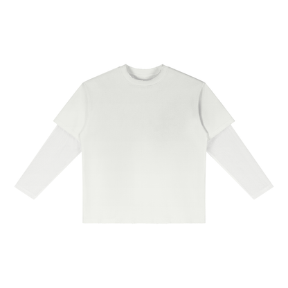 Unisex Sunfade Layer T-Shirt in white