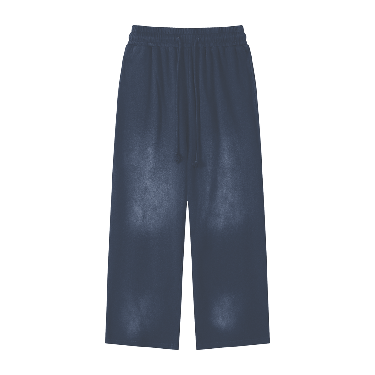 Unisex Sunfade Loose Fit Cotton Sweatpants in gray blue