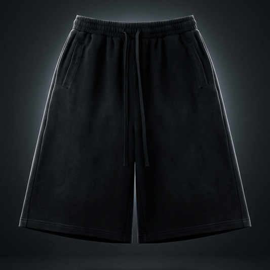 Unisex Sunfade Raw Edge Shorts, view 1