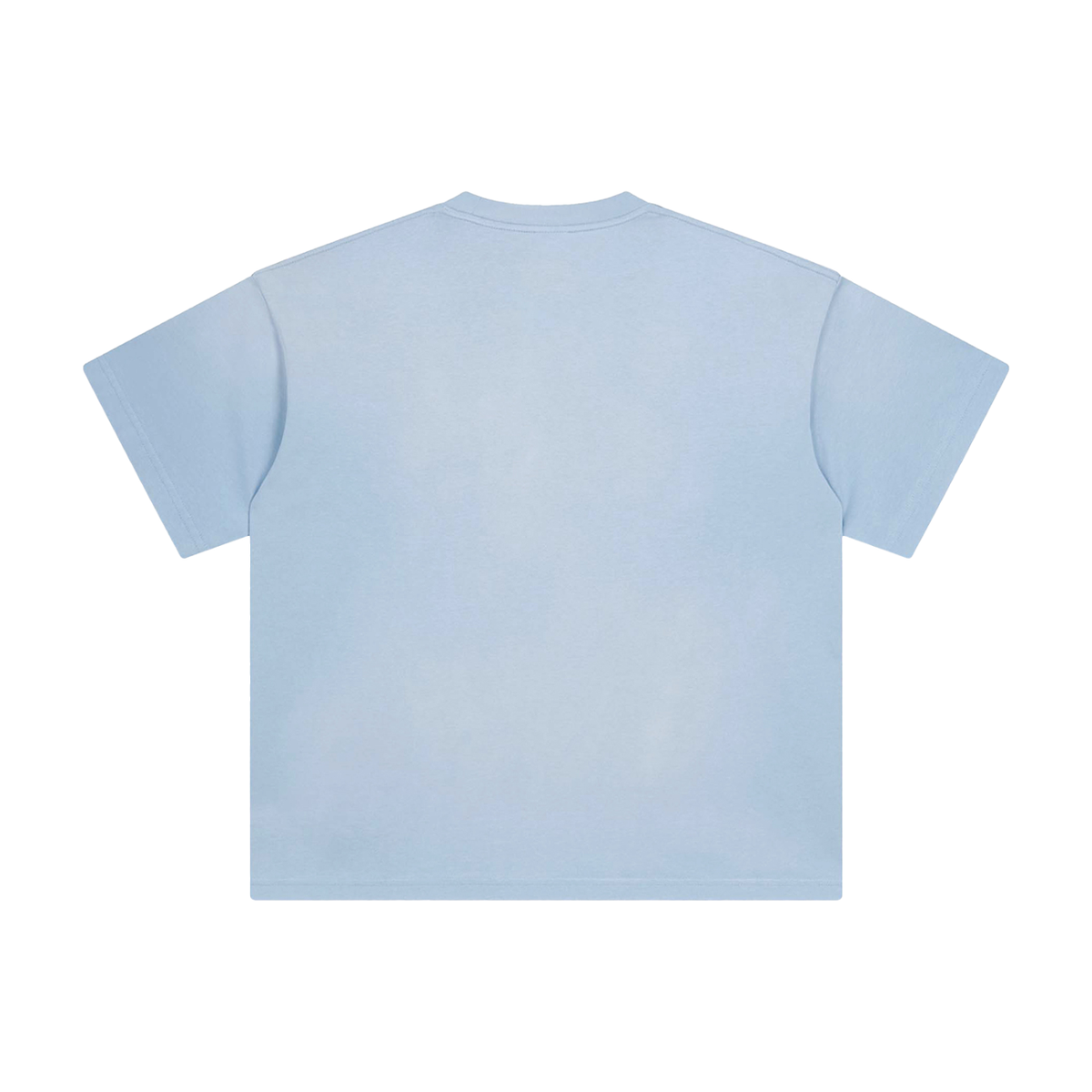 Unisex Sunfade T-Shirt in sky blue, alternate angle