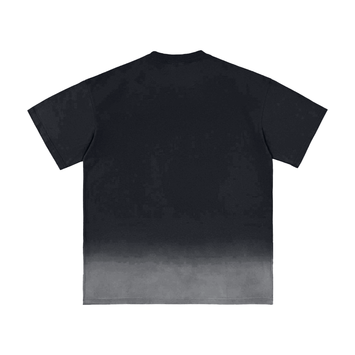 Unisex Sunfade Vintage Washed T-Shirt in black, alternate angle