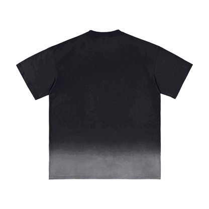 Unisex Sunfade Vintage Washed T-Shirt in black, alternate angle