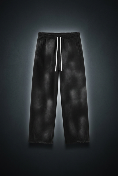 Unisex Sunfade Wide Leg Fleece Sweatpants