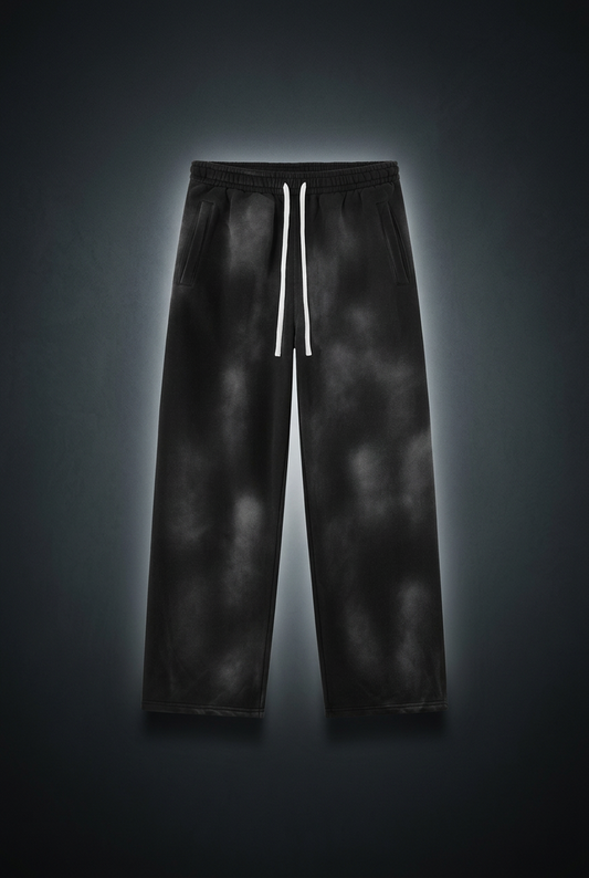 Unisex Sunfade Wide Leg Fleece Sweatpants