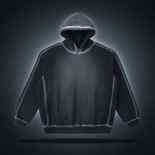 Unisex Sunfaded Edge Fleece Hoodie