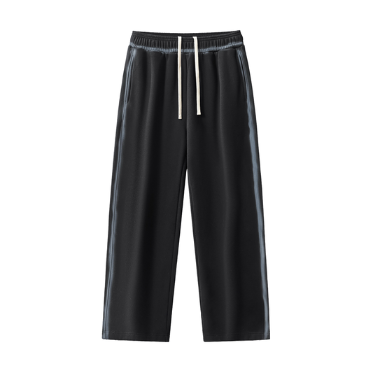 Unisex Sunfaded Edge Fleece Sweatpants in washed black