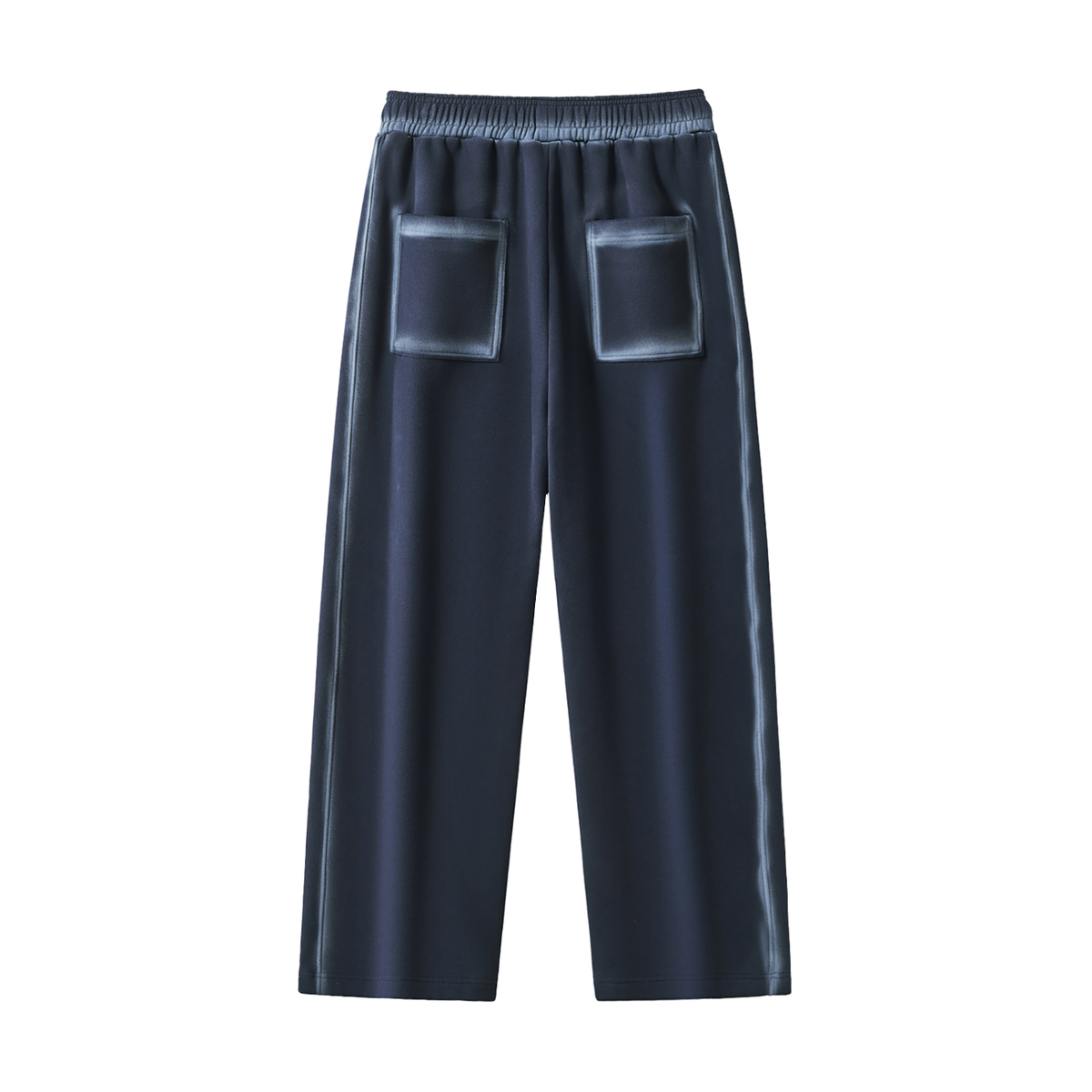 Unisex Sunfaded Edge Fleece Sweatpants in washed blue, alternate angle