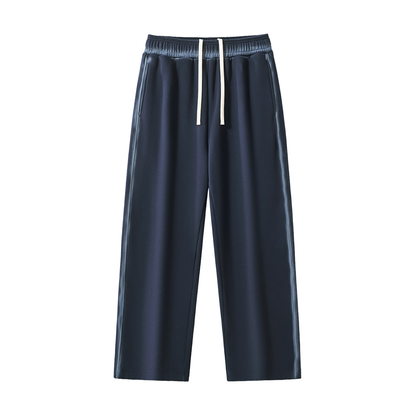 Unisex Sunfaded Edge Fleece Sweatpants in washed blue