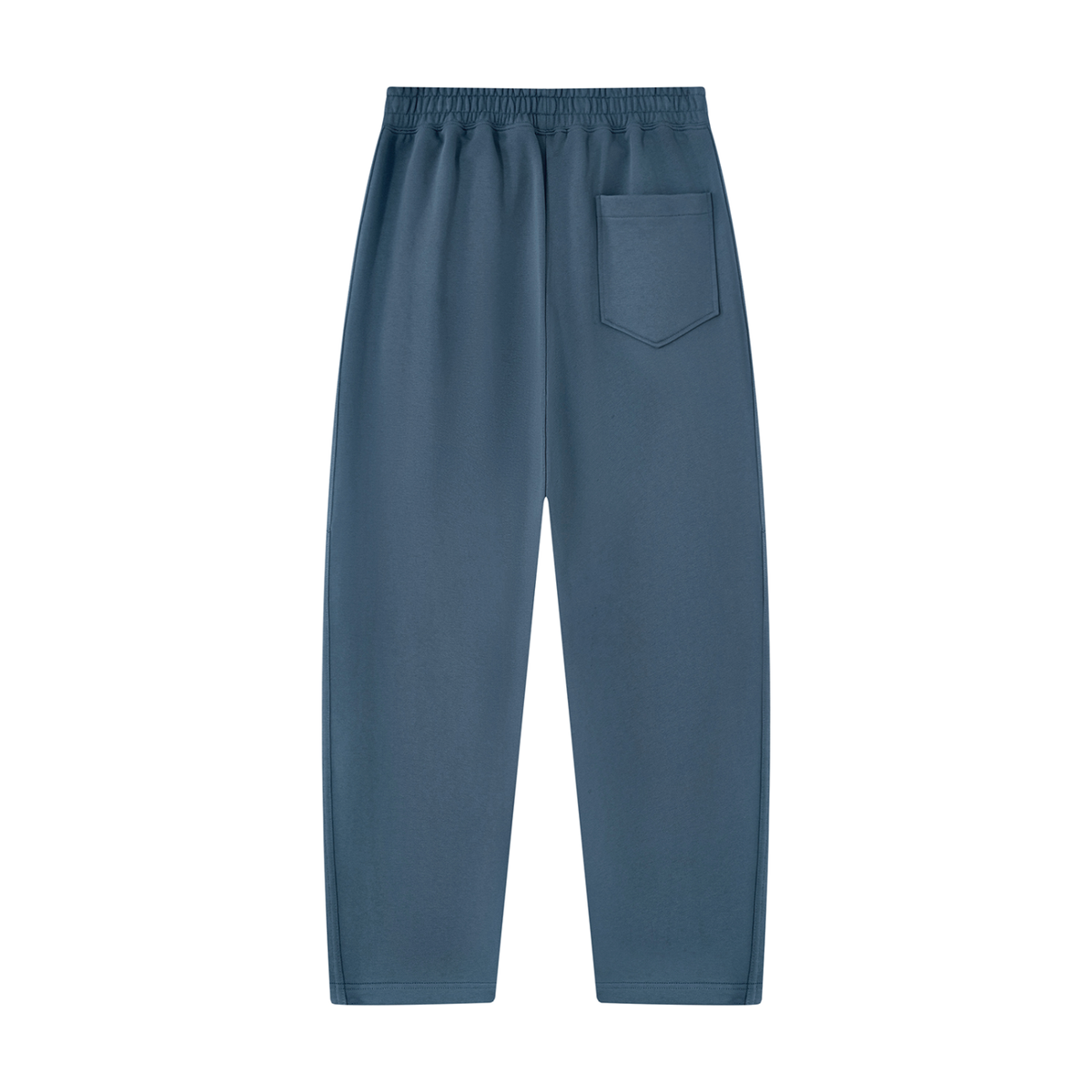 Unisex Tapered Straight Hem Sweatpants in haze blue, alternate angle