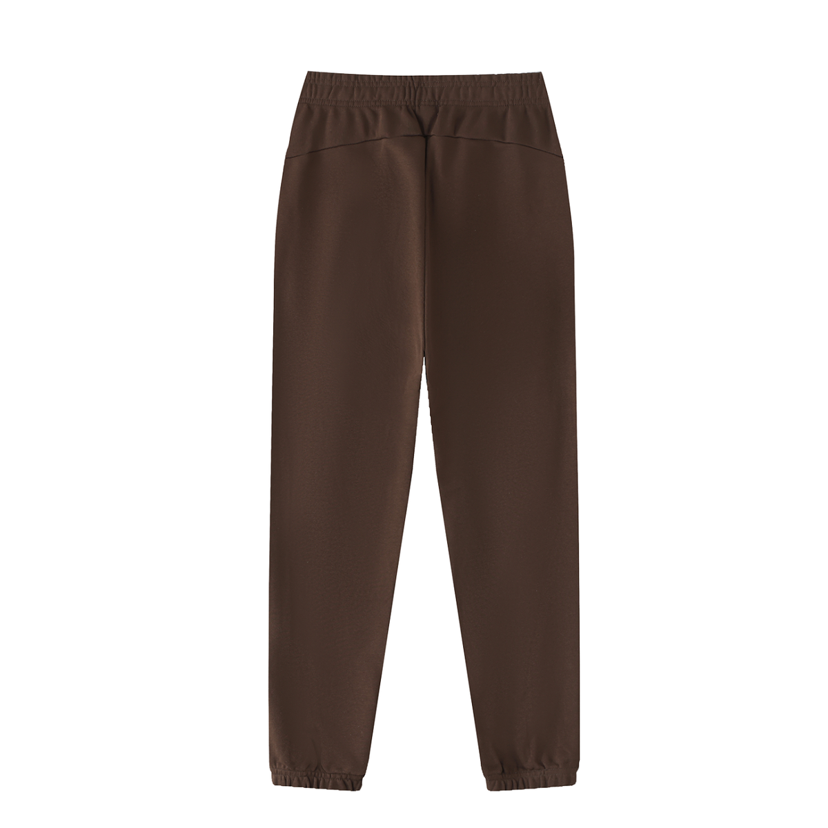 Unisex Thick Cotton Blend Jogger Sweatpants in coffee, alternate angle