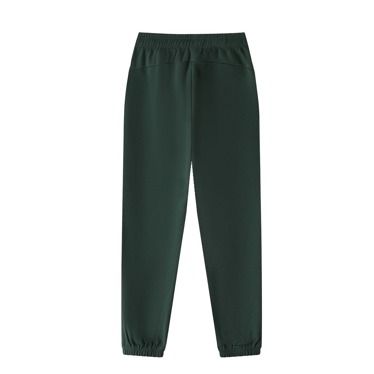 Unisex Thick Cotton Blend Jogger Sweatpants in retro green, alternate angle