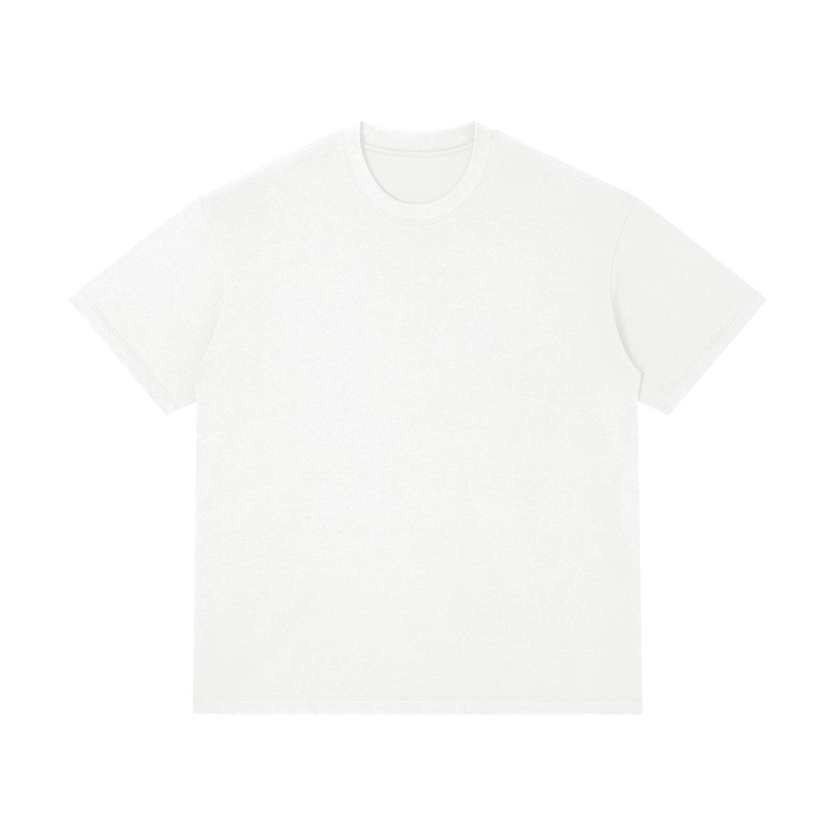 Unisex Thin Loose Fit Cotton T-Shirt in white