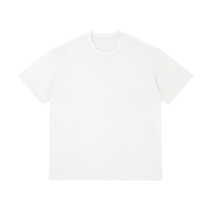 Unisex Thin Loose Fit Cotton T-Shirt in white