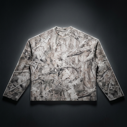 Unisex Tree Camo Waffle T-Shirt, view 1