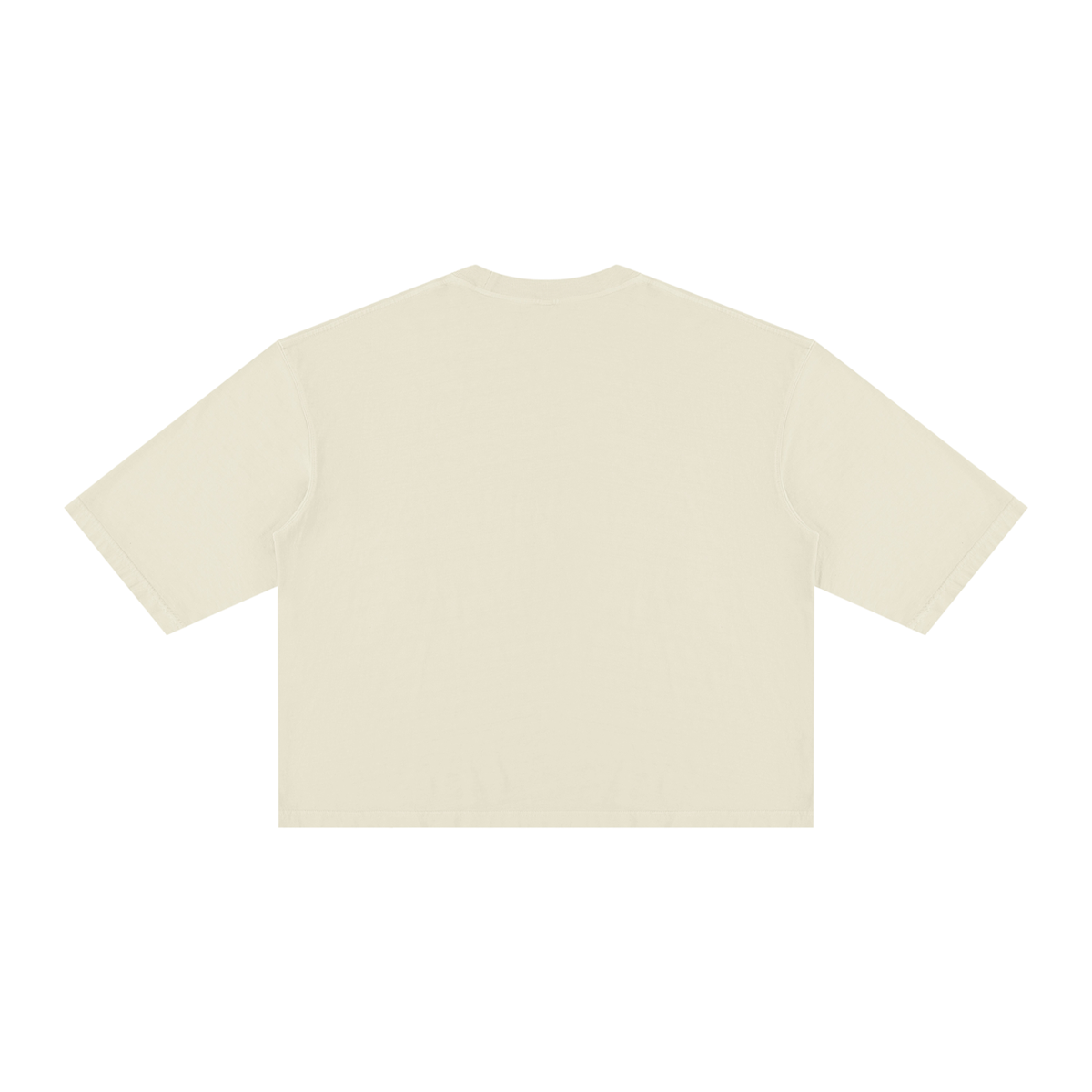 Unisex Vintage Wash Boxy T-Shirt in apricot, alternate angle