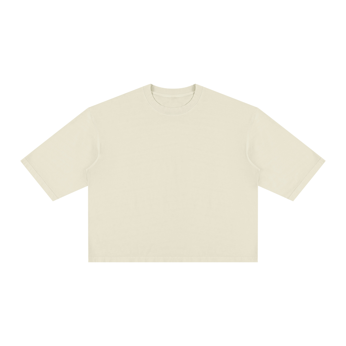 Unisex Vintage Wash Boxy T-Shirt in apricot