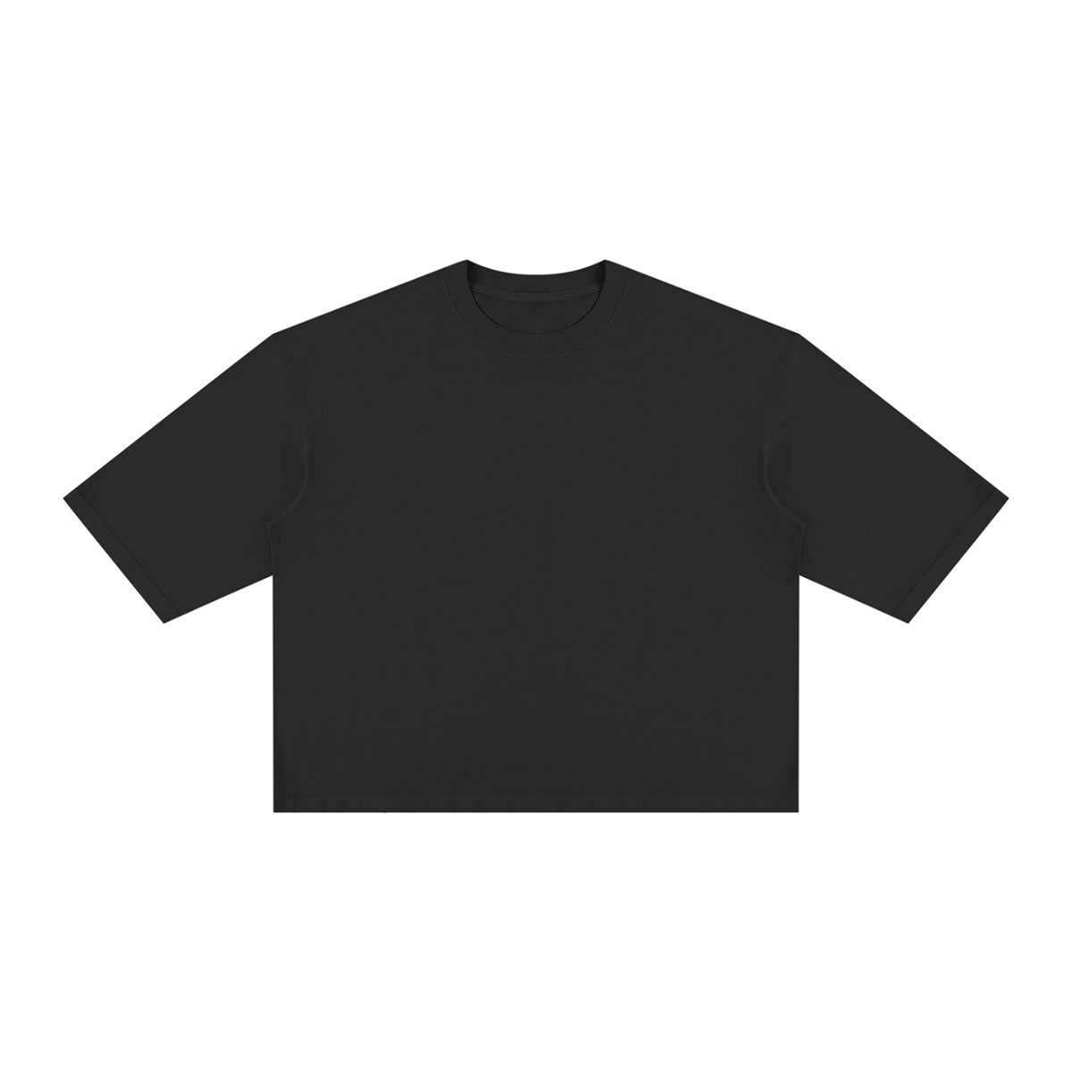 Unisex Vintage Wash Boxy T-Shirt in black