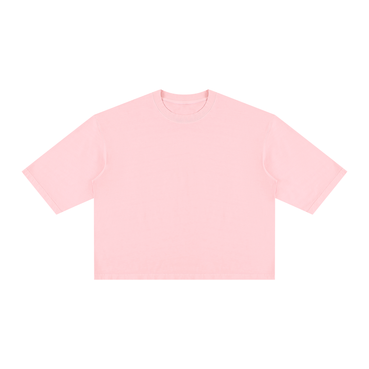 Unisex Vintage Wash Boxy T-Shirt in pink