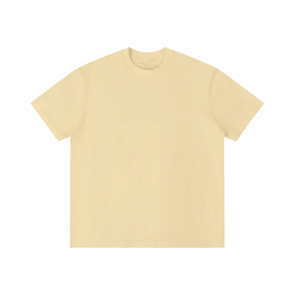 Unisex Vintage Wash Distressed T-Shirt in khaki