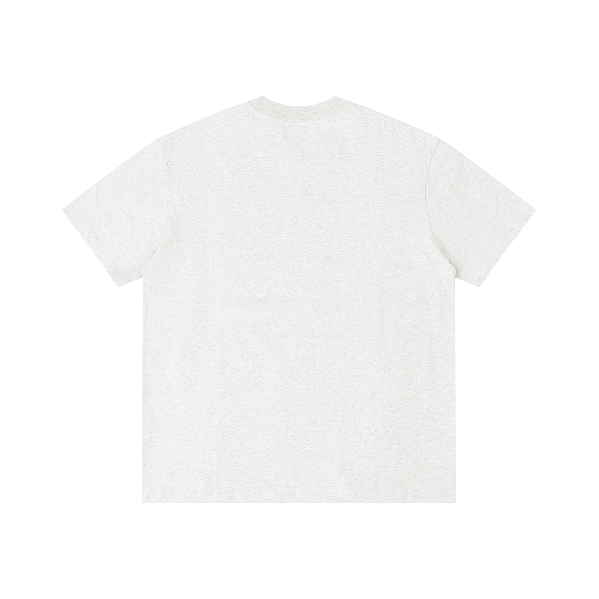 Unisex Vintage Wash Distressed T-Shirt in oat gray, alternate angle