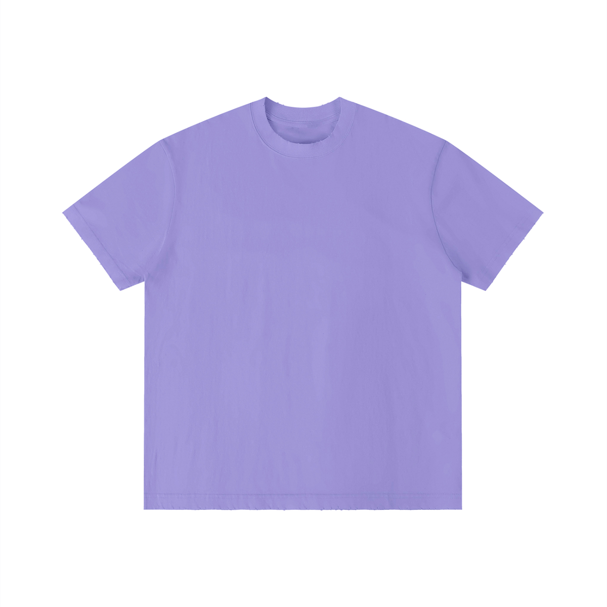 Unisex Vintage Wash Distressed T-Shirt in purple