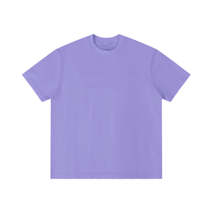 Unisex Vintage Wash Distressed T-Shirt in purple