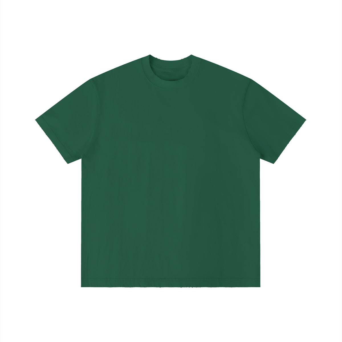 Unisex Vintage Wash Distressed T-Shirt in retro green