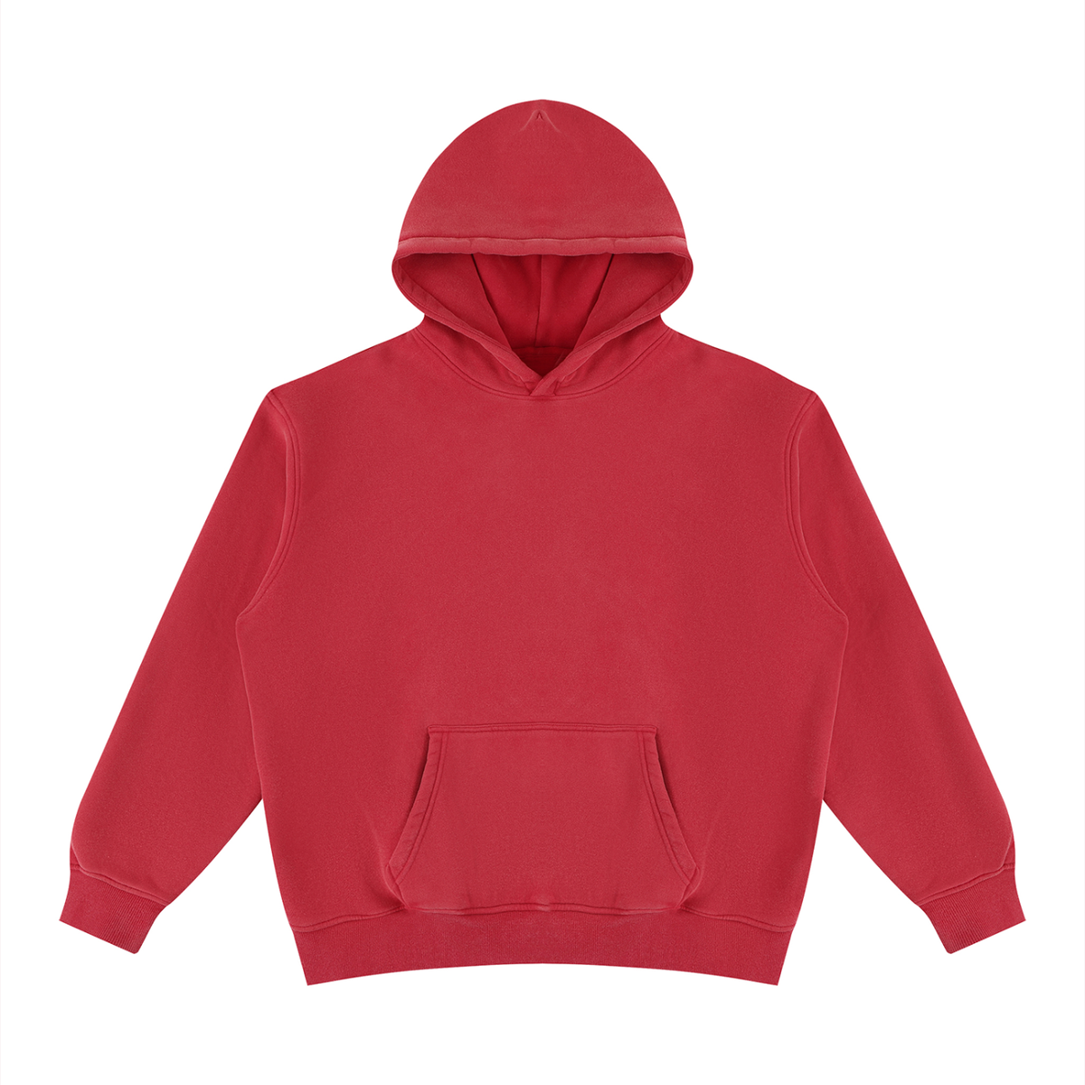 Unisex Vintage Wash Fleece Hoodie in red