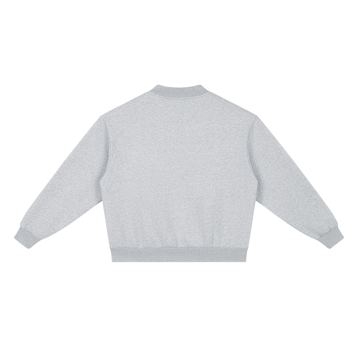 Unisex Vintage Wash Fleece Quarter Zip Sweatshirt in flower gray, alternate angle