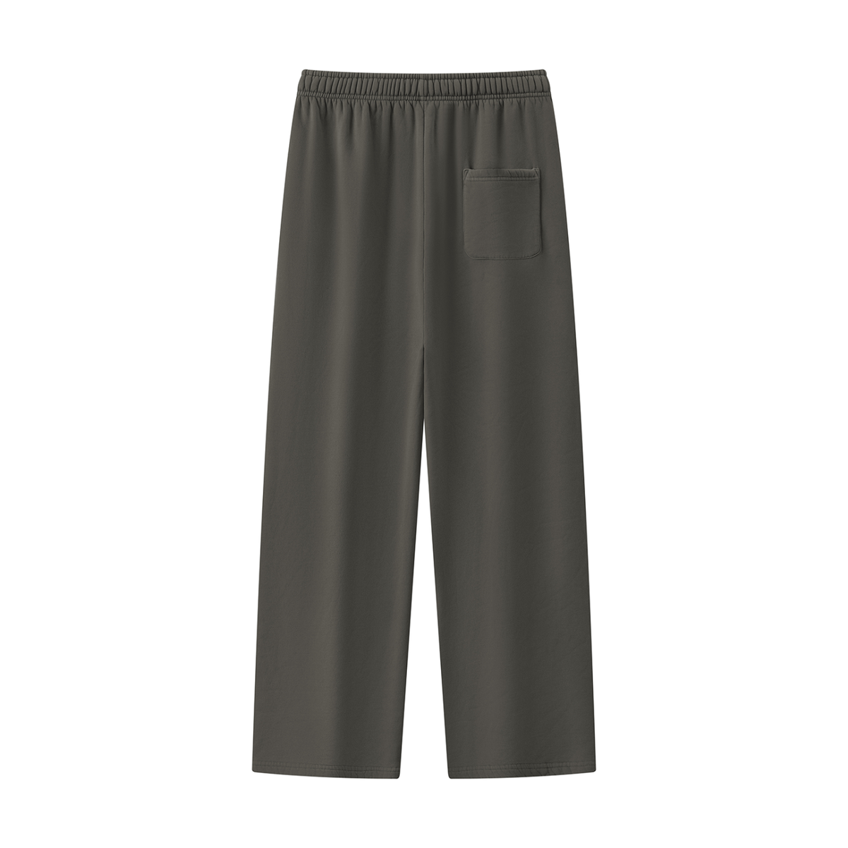 Unisex Vintage Wash Fleece Sweatpants in dark gray, alternate angle
