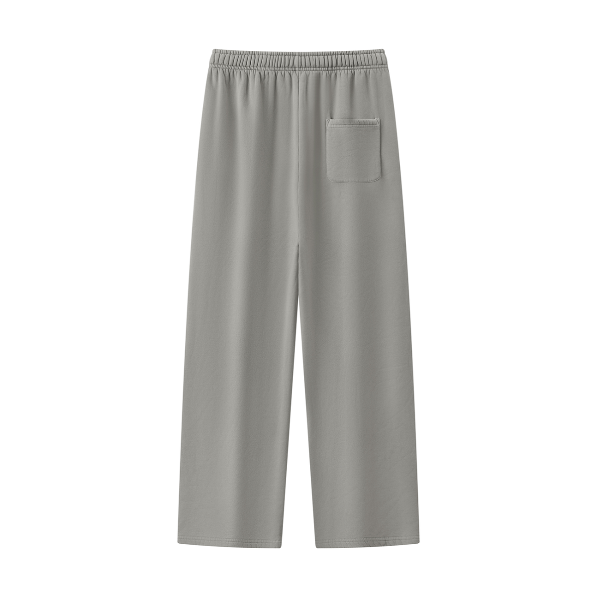 Unisex Vintage Wash Fleece Sweatpants in medium gray, alternate angle