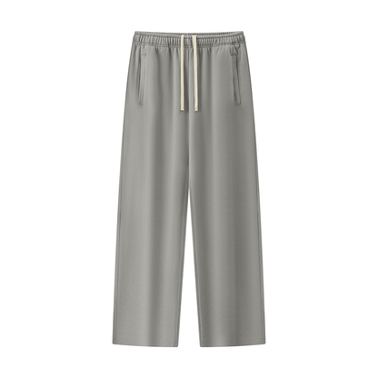 Unisex Vintage Wash Fleece Sweatpants in medium gray