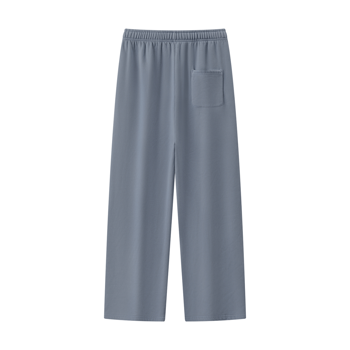 Unisex Vintage Wash Fleece Sweatpants in washed blue, alternate angle
